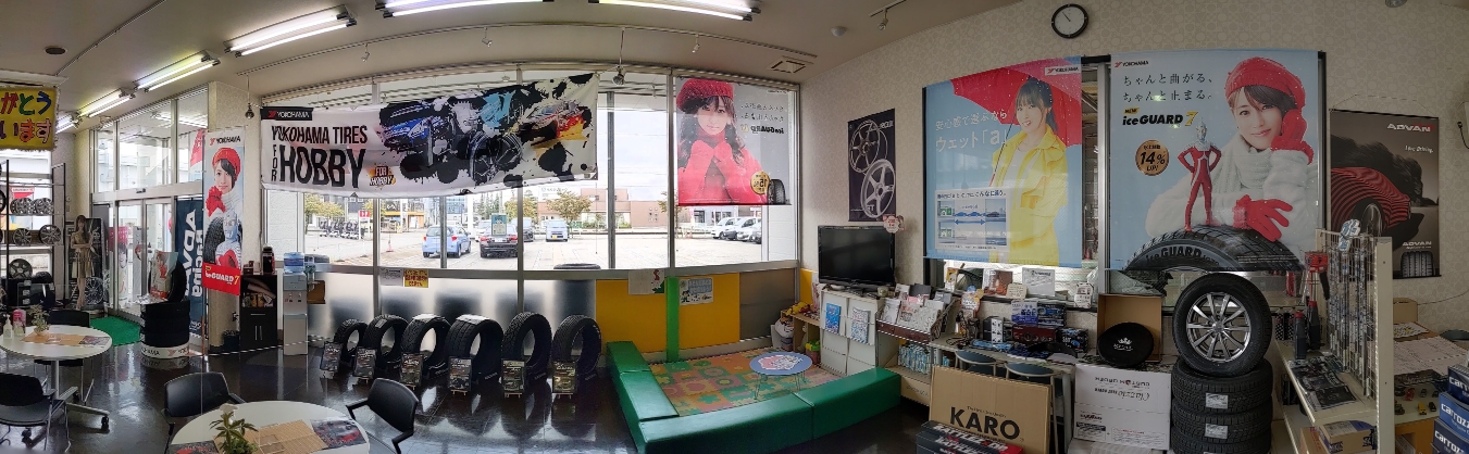 ホビータイヤ展示中！！
