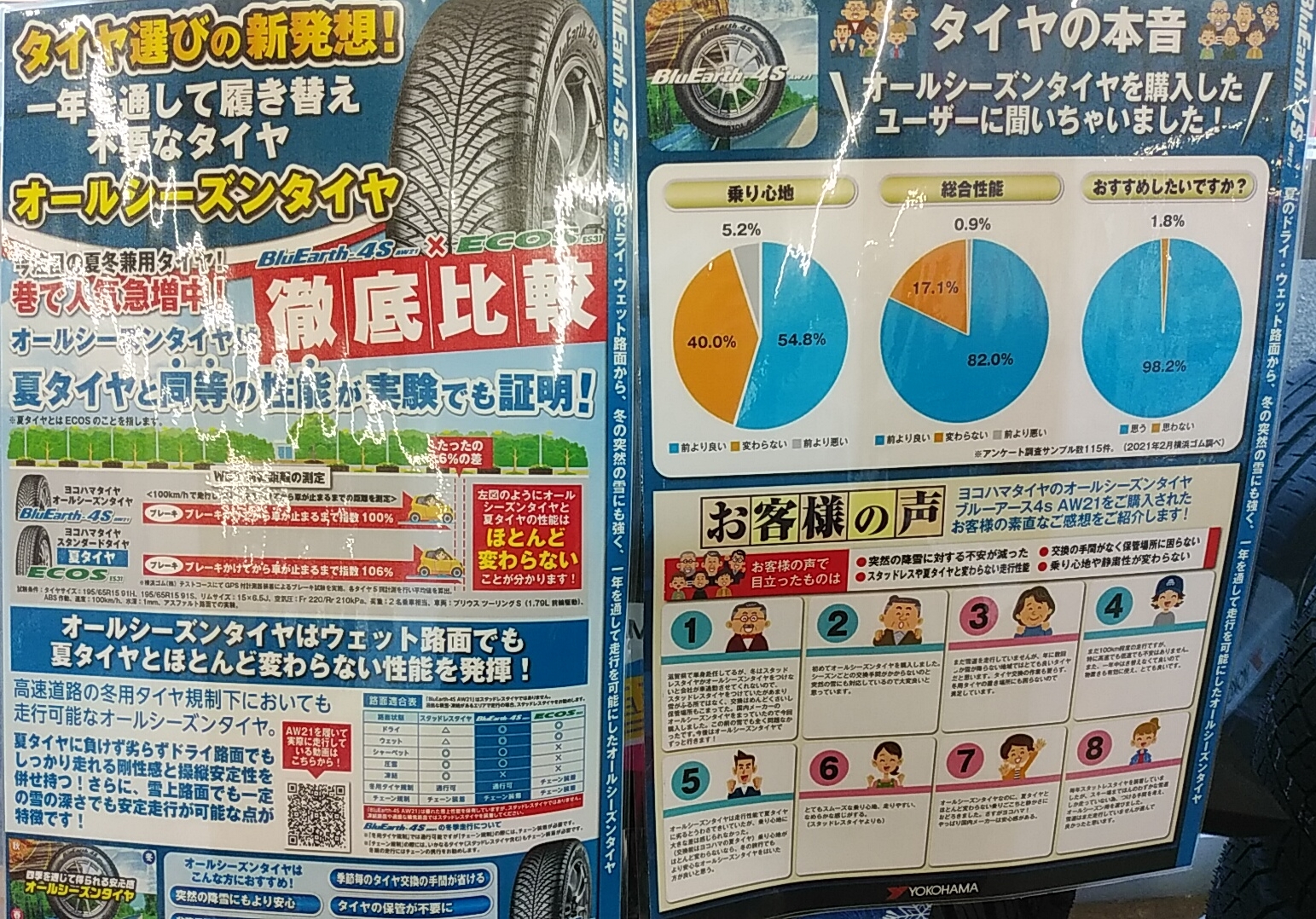 スタッドレスはもちろん、オールシーズンタイヤもセールの対象商品です！