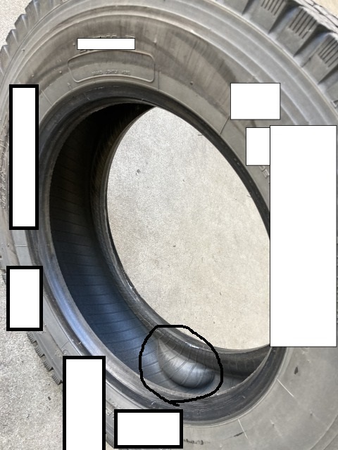 10年前の危険なタイヤ