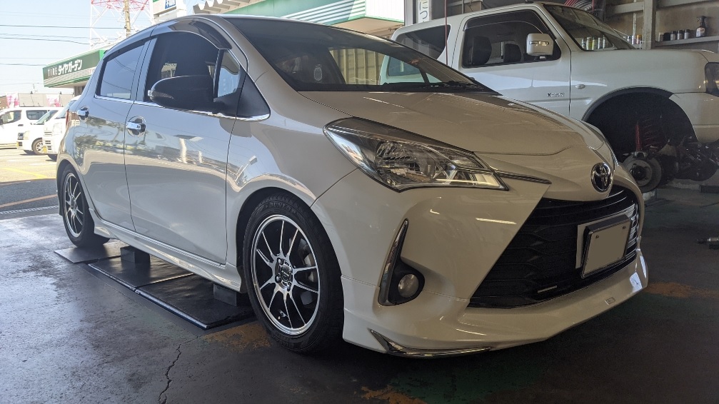 ヴィッツ車高調整