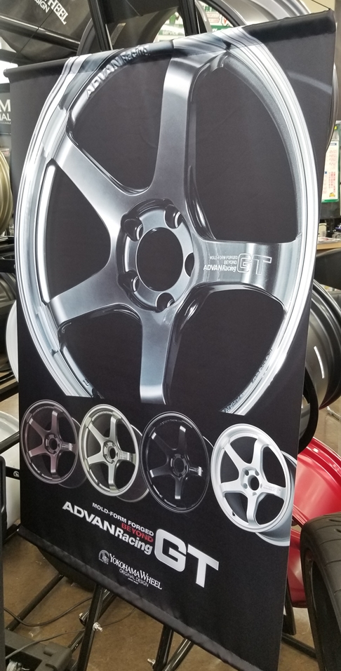 YOKOHAMA WHEEL NEW タペストリー が届きました！
