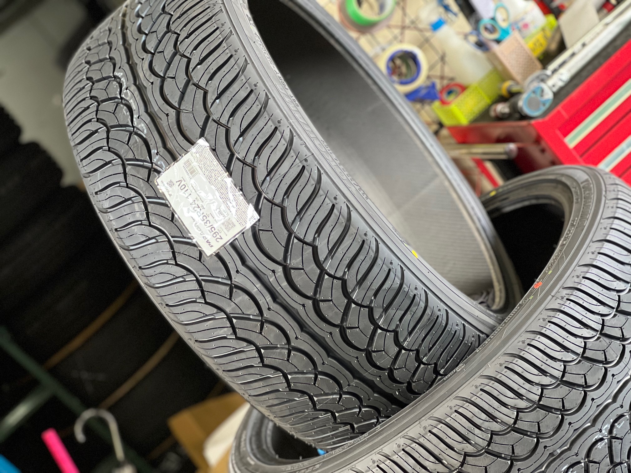 24インチのタイヤ交換