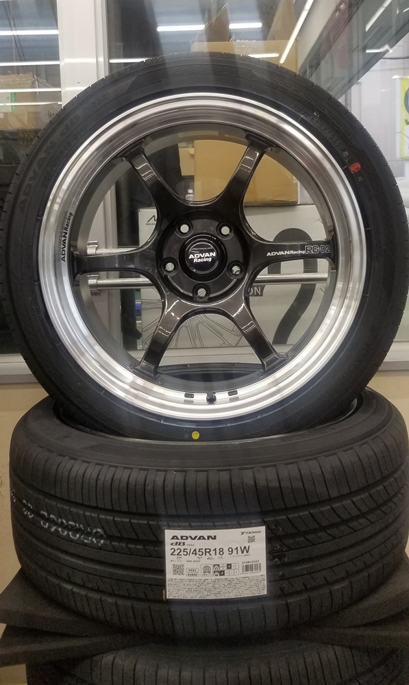 ADVAN Racing RG-D2 ＆ADVAN dB　セット完了です＾＾