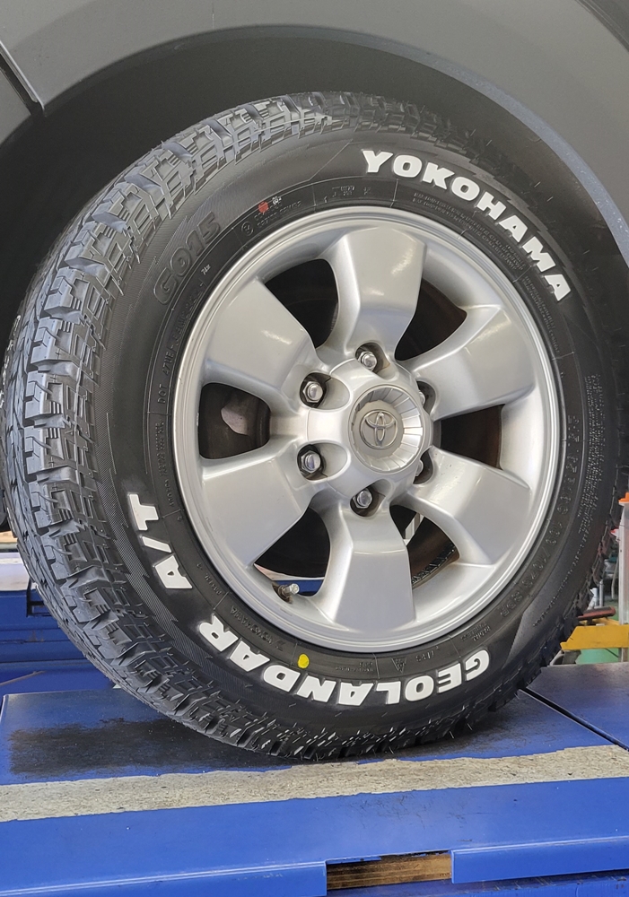 #GEOLANDAR A/T からハイエースやNV350 のインチアップサイズ を今回装着しました！