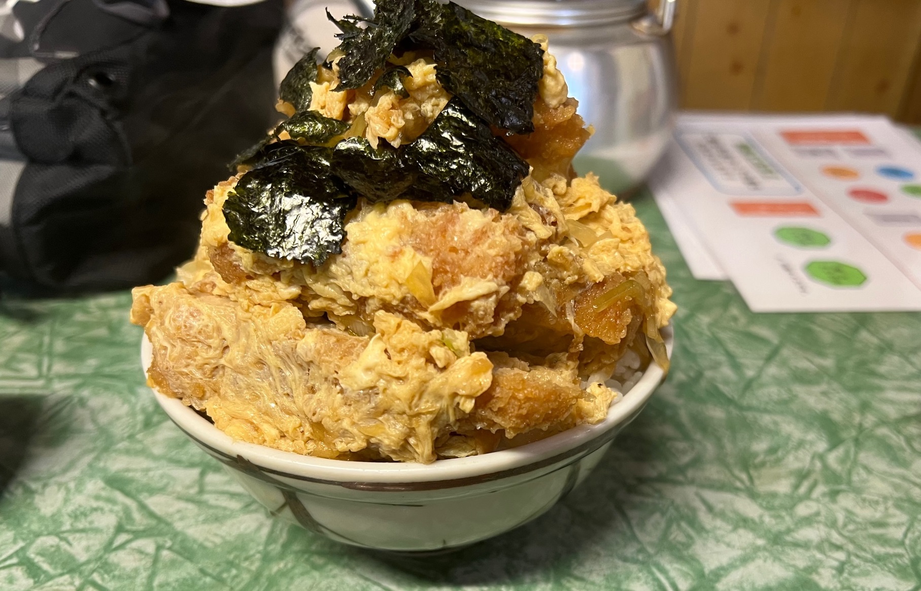 かつ丼　並盛り！