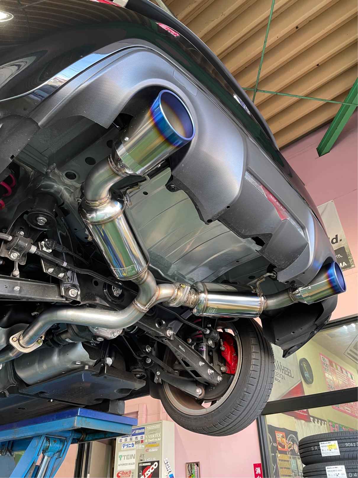 BRZにロッソモデロ、いい音でした。