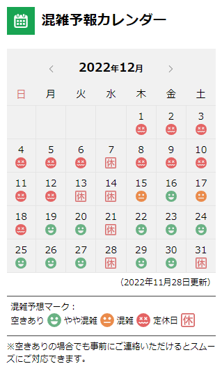 ピット混雑状況更新