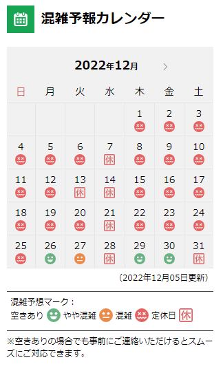 ピット混雑状況更新