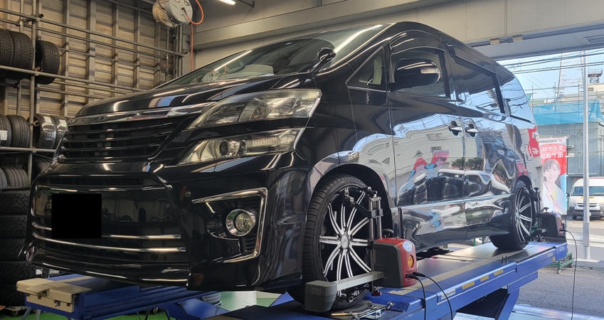 トヨタ アルファード に テイン フレックスZ 車高調 に交換いたしました！