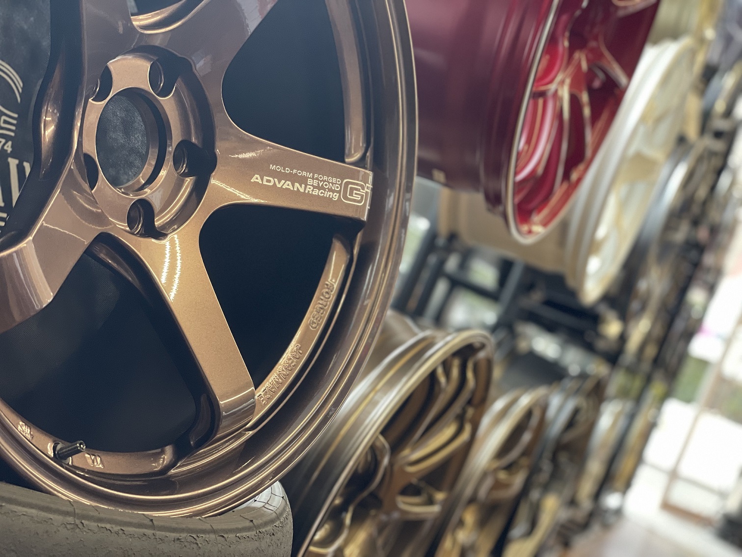 YOKOHAMA WHEEL展示してます