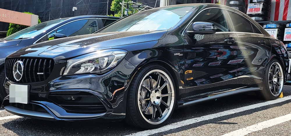 メルセデス・ベンツ CLA45 AMG へ新作ホイール取付！