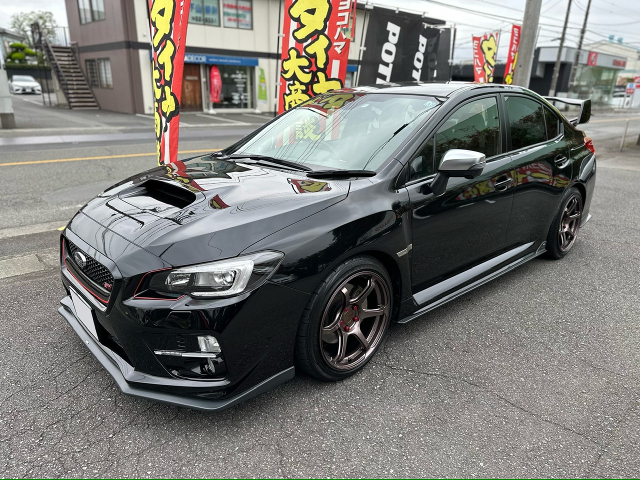 WRXに９.５Jを装着☆