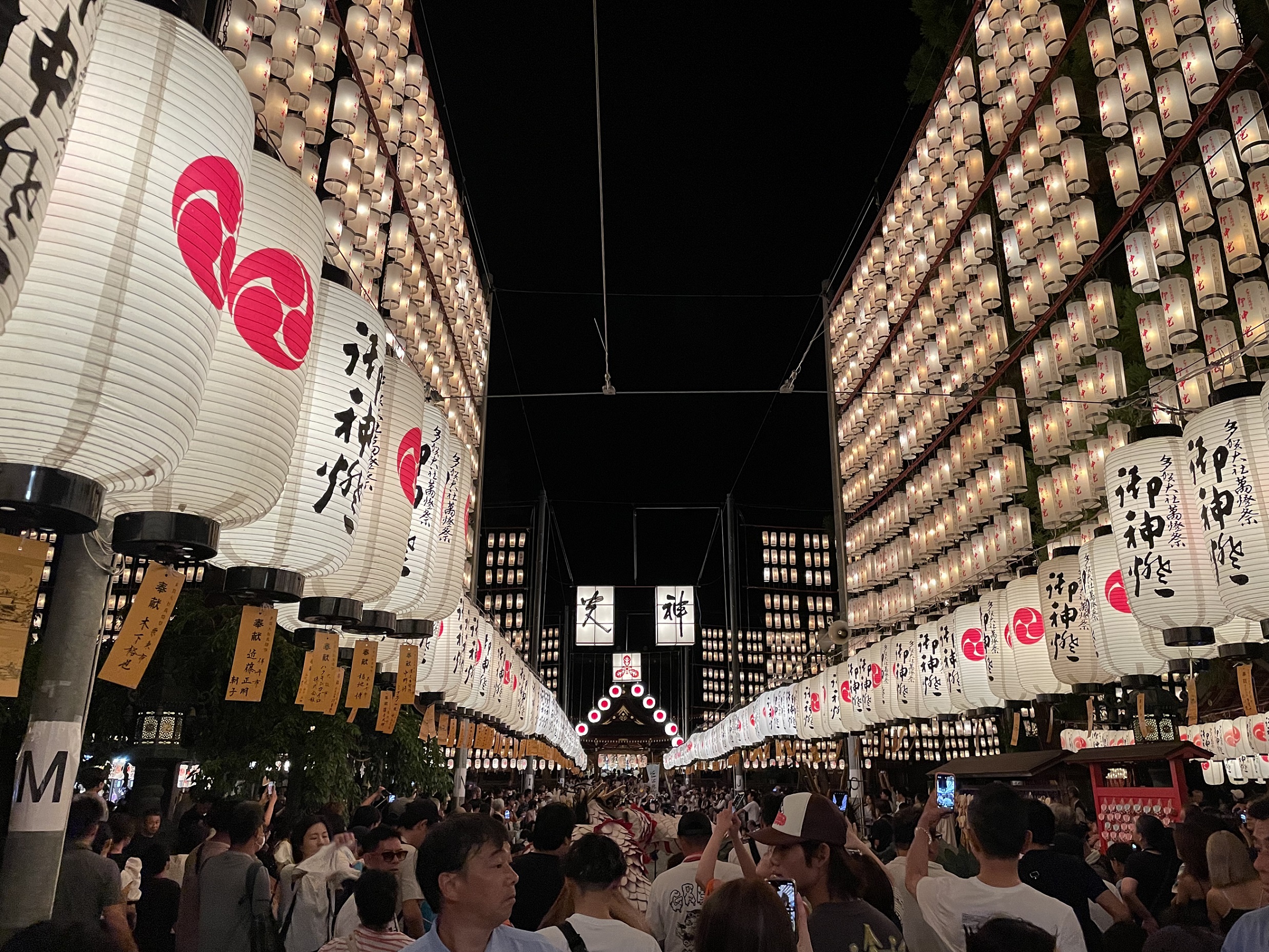 万灯祭に行ってきた！