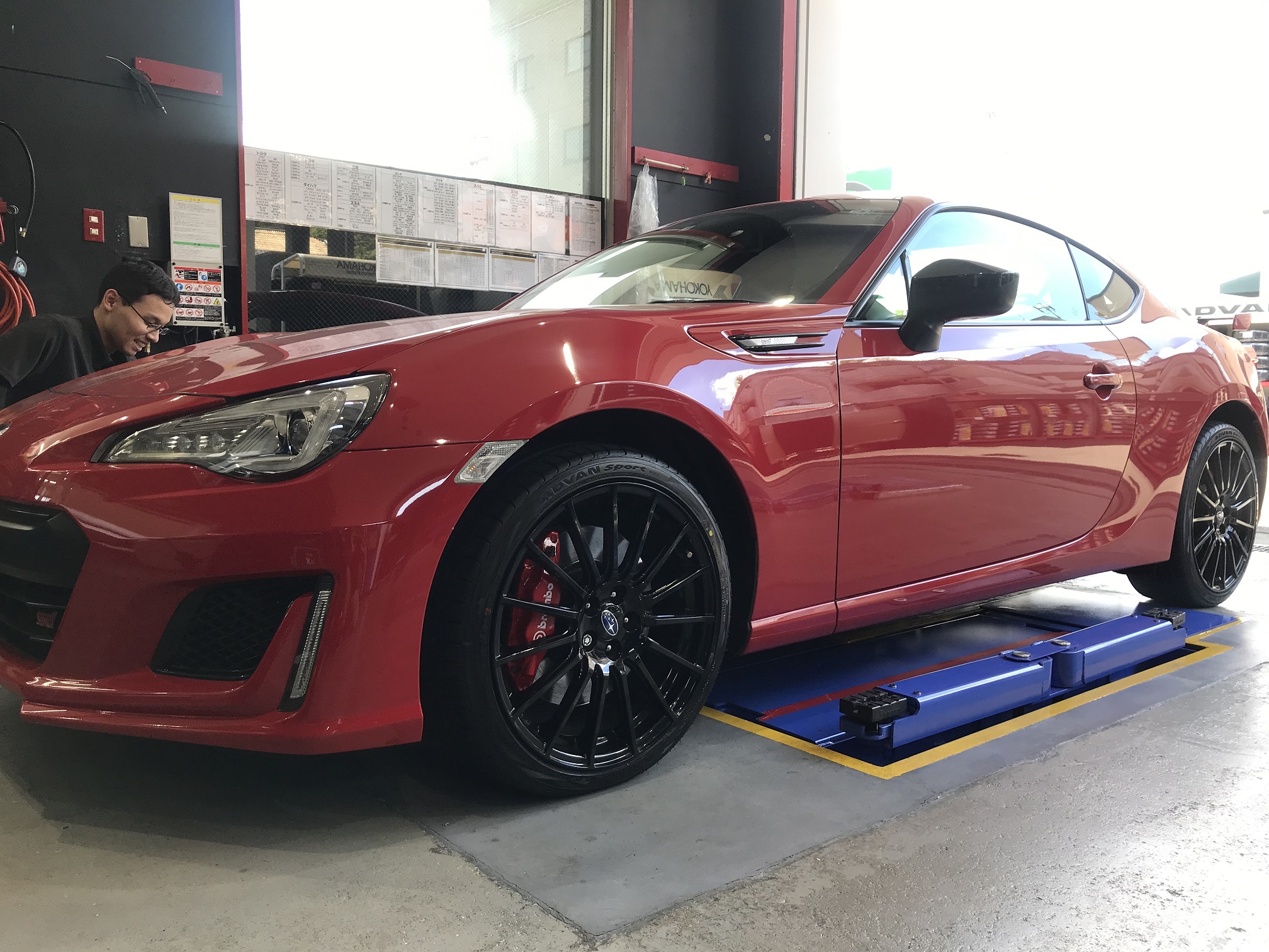 BRZにADVAN Sport 装着～♪