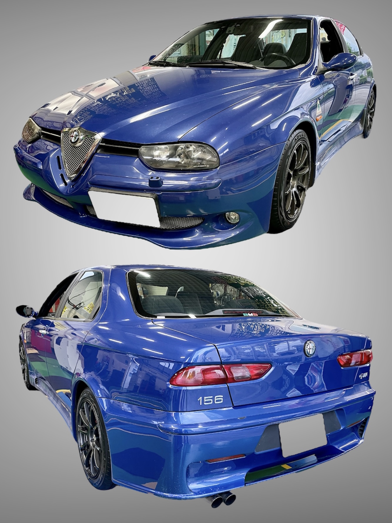 アルファロメオ156にADVAN Sport！