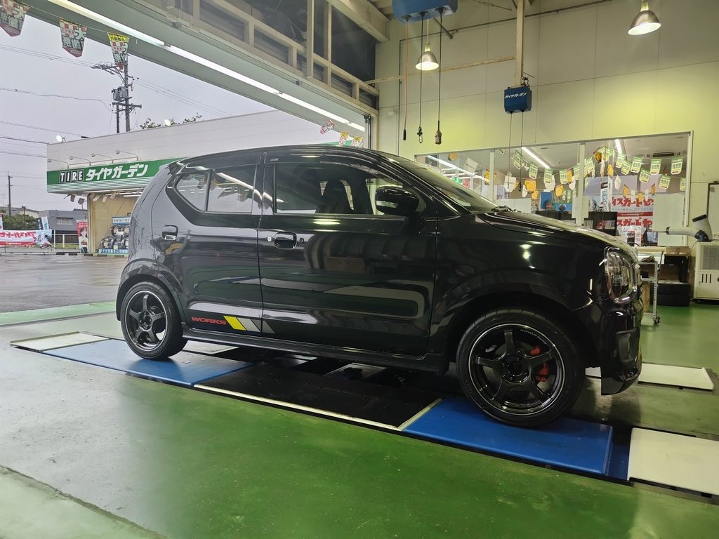 アルトワークスにADVAN TC-4