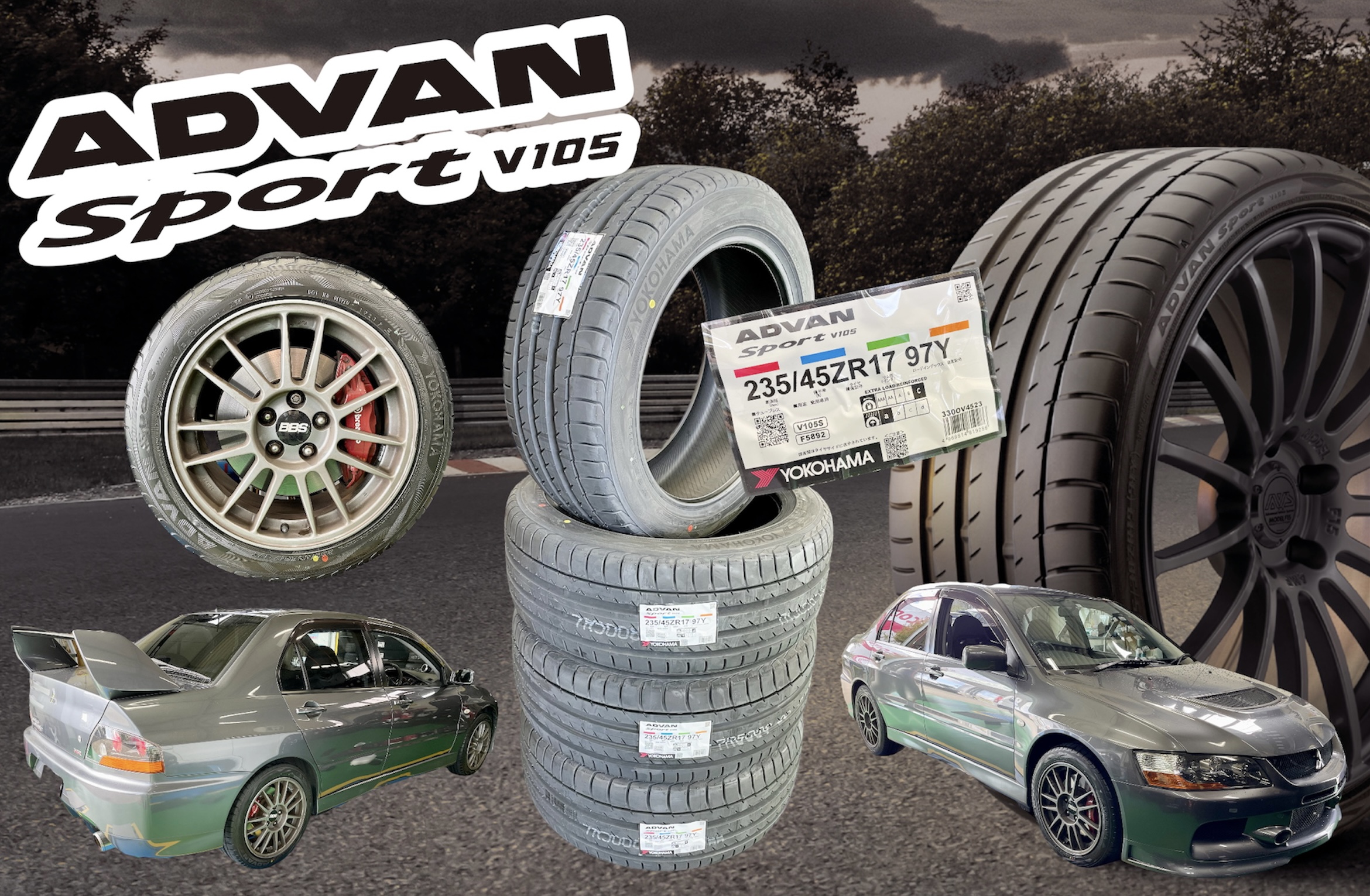 ランエボ x ADVAN Sport