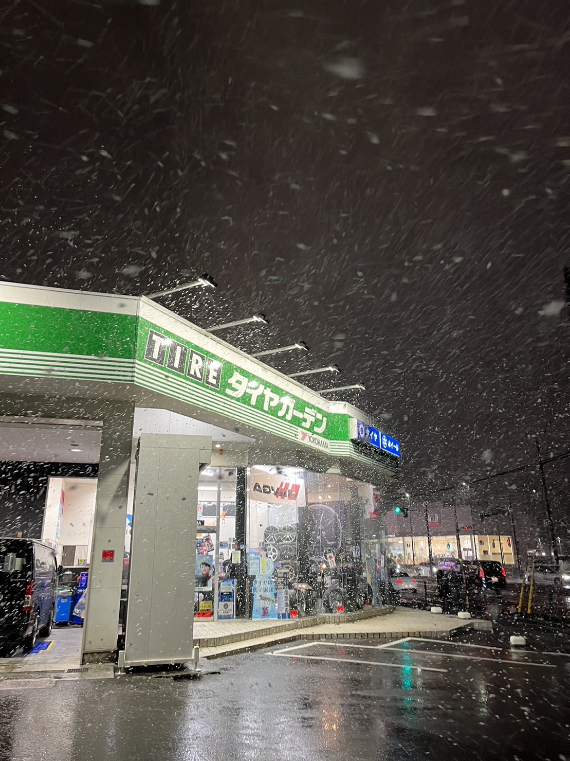 東京初雪～♪