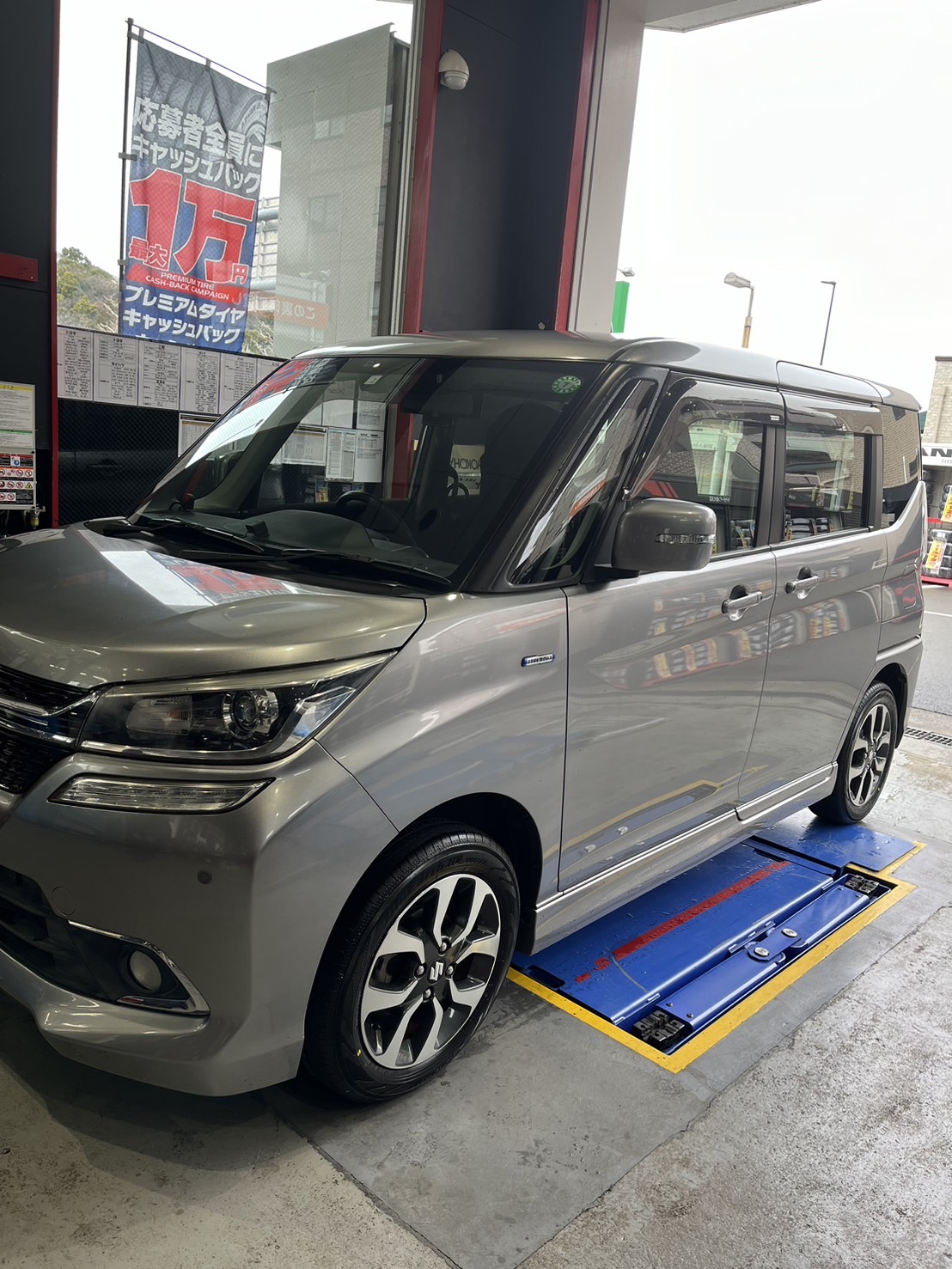 ソリオにブルーアースRV装着～♪