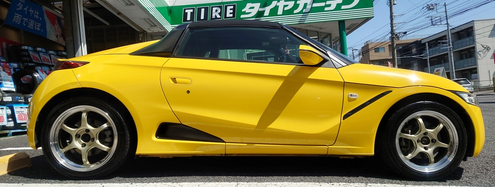 ホンダ S660 へ ヨコハマホイール RG-D2 を装着！