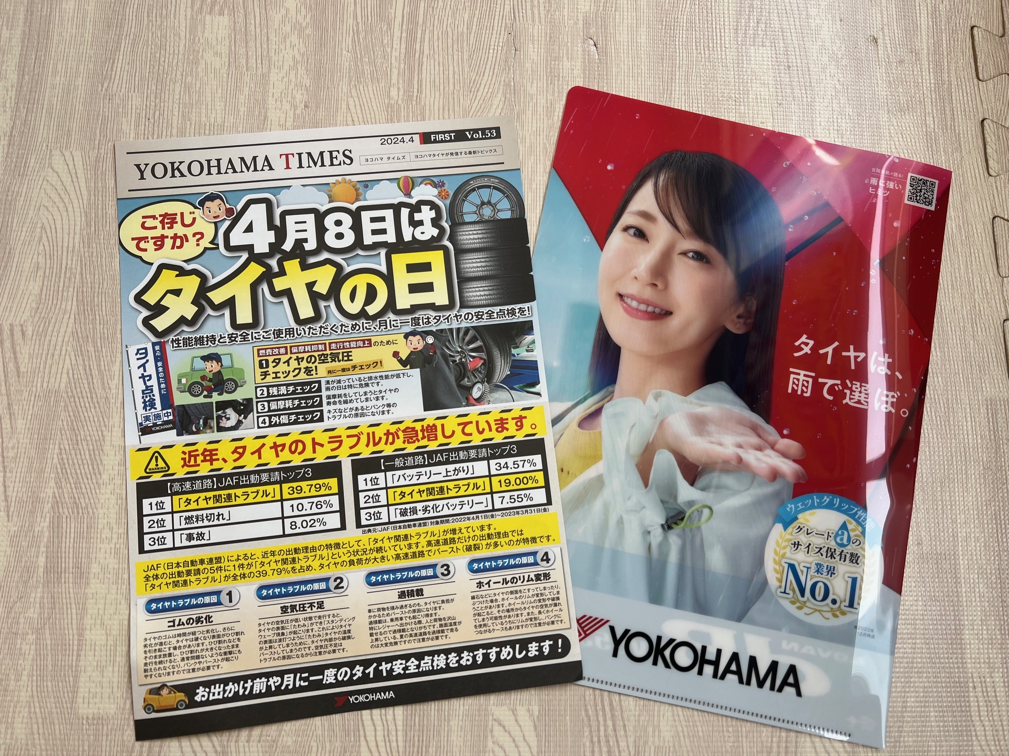 4月8日はタイヤの日