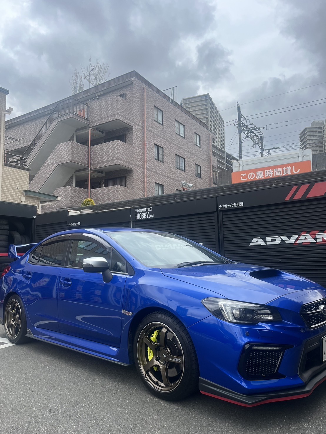 WRXにADVAN Racing TC-4装着～♪