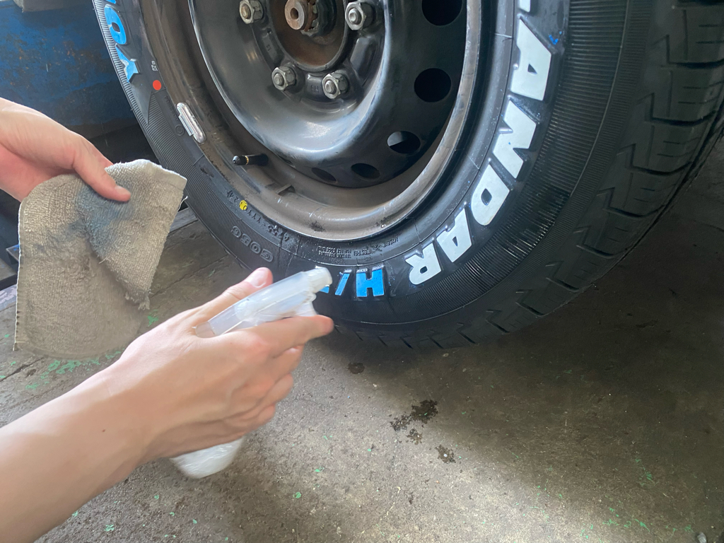 ホワイトレターのお手入れのお話