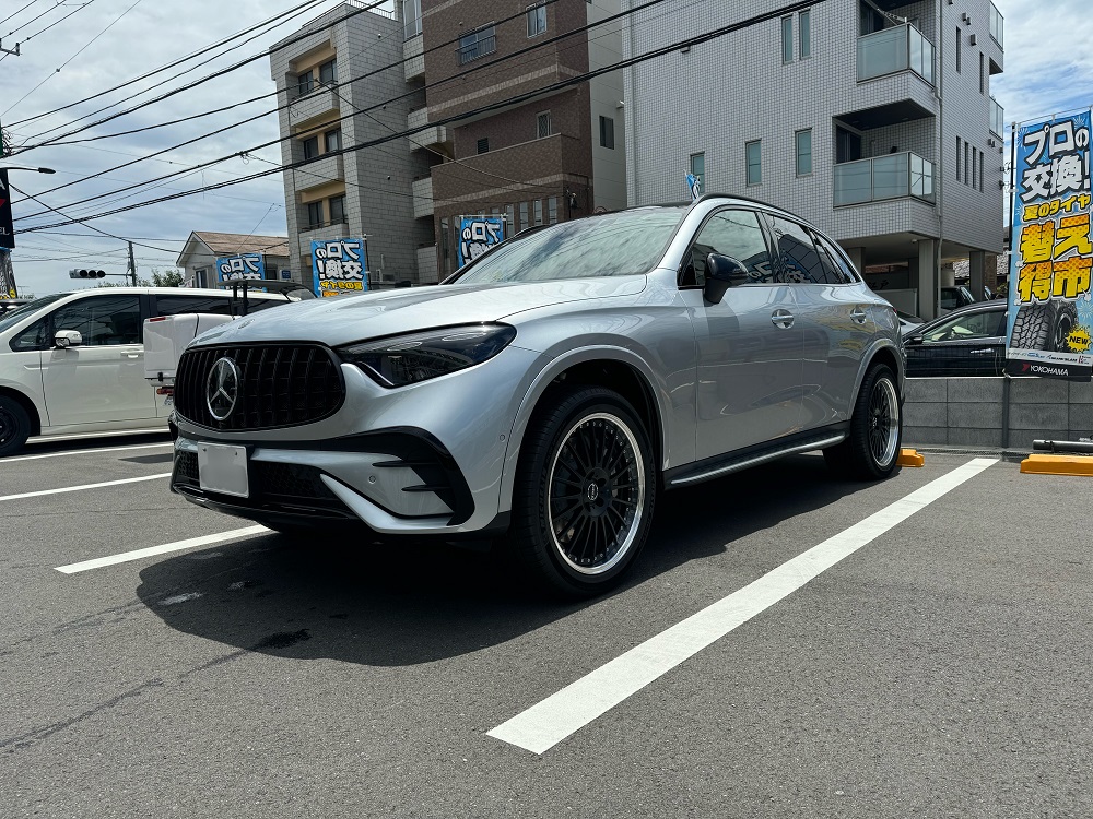 GLC350e HVに装着!