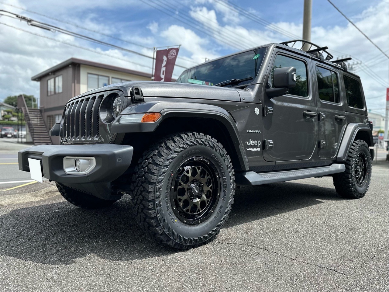 Jeepラングラーをカスタム( ☆&forall;☆)！？