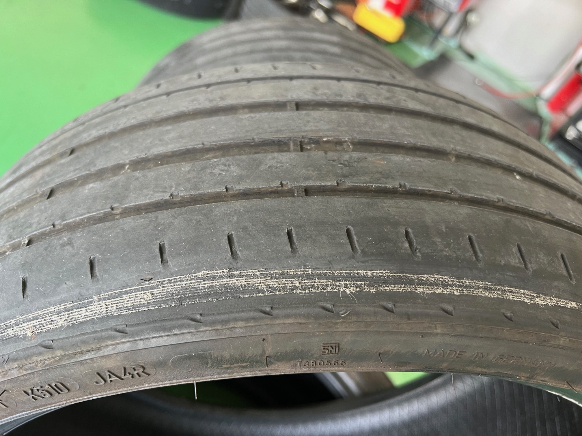 編摩耗にご注意ください!!