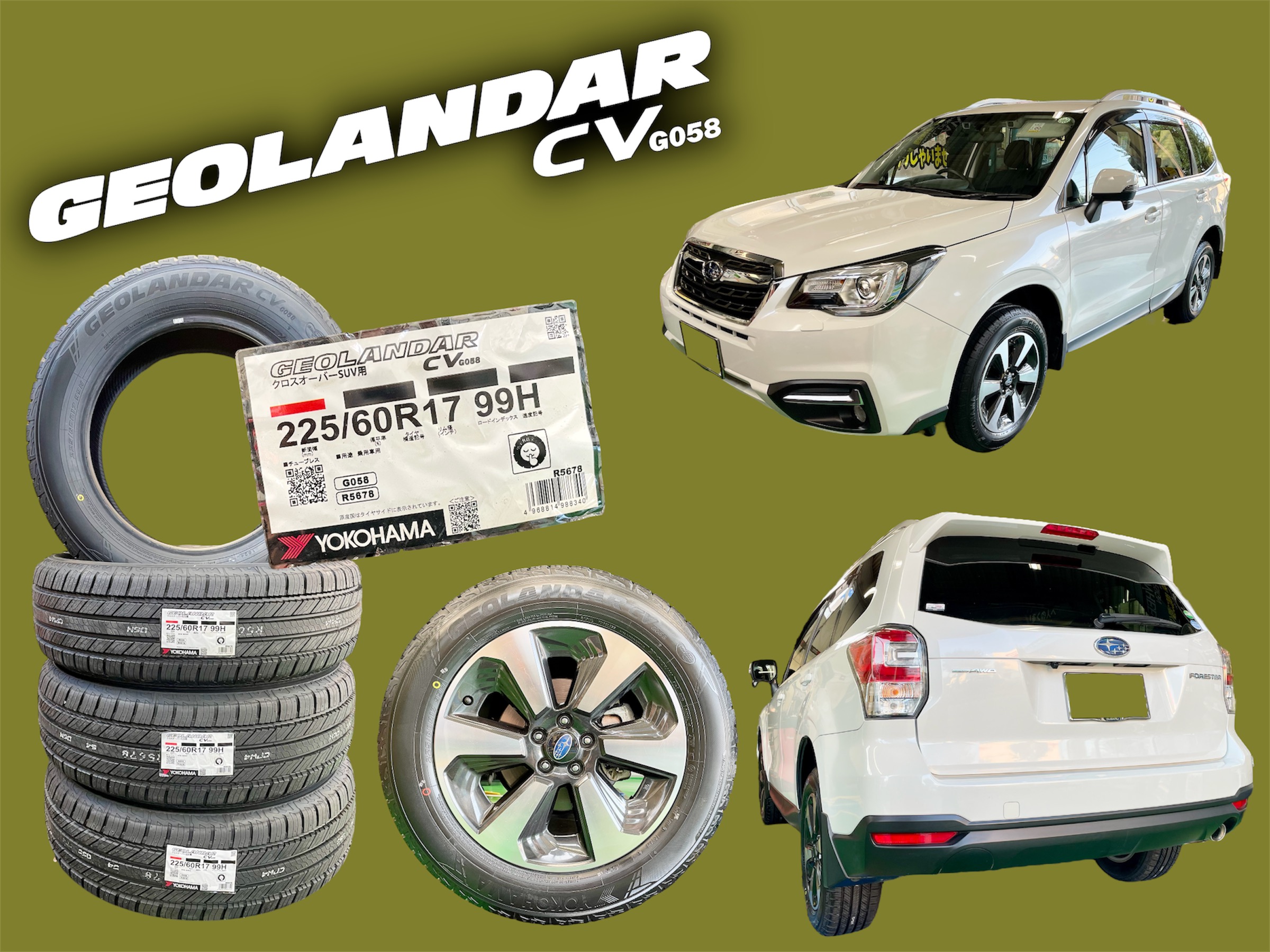 フォレスター x GEOLANDAR CV G058