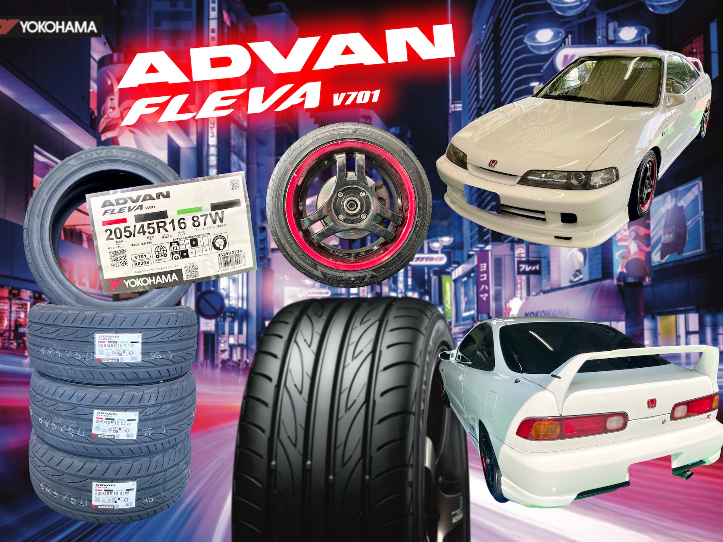 インテグラ x ADVAN FLEVA V701