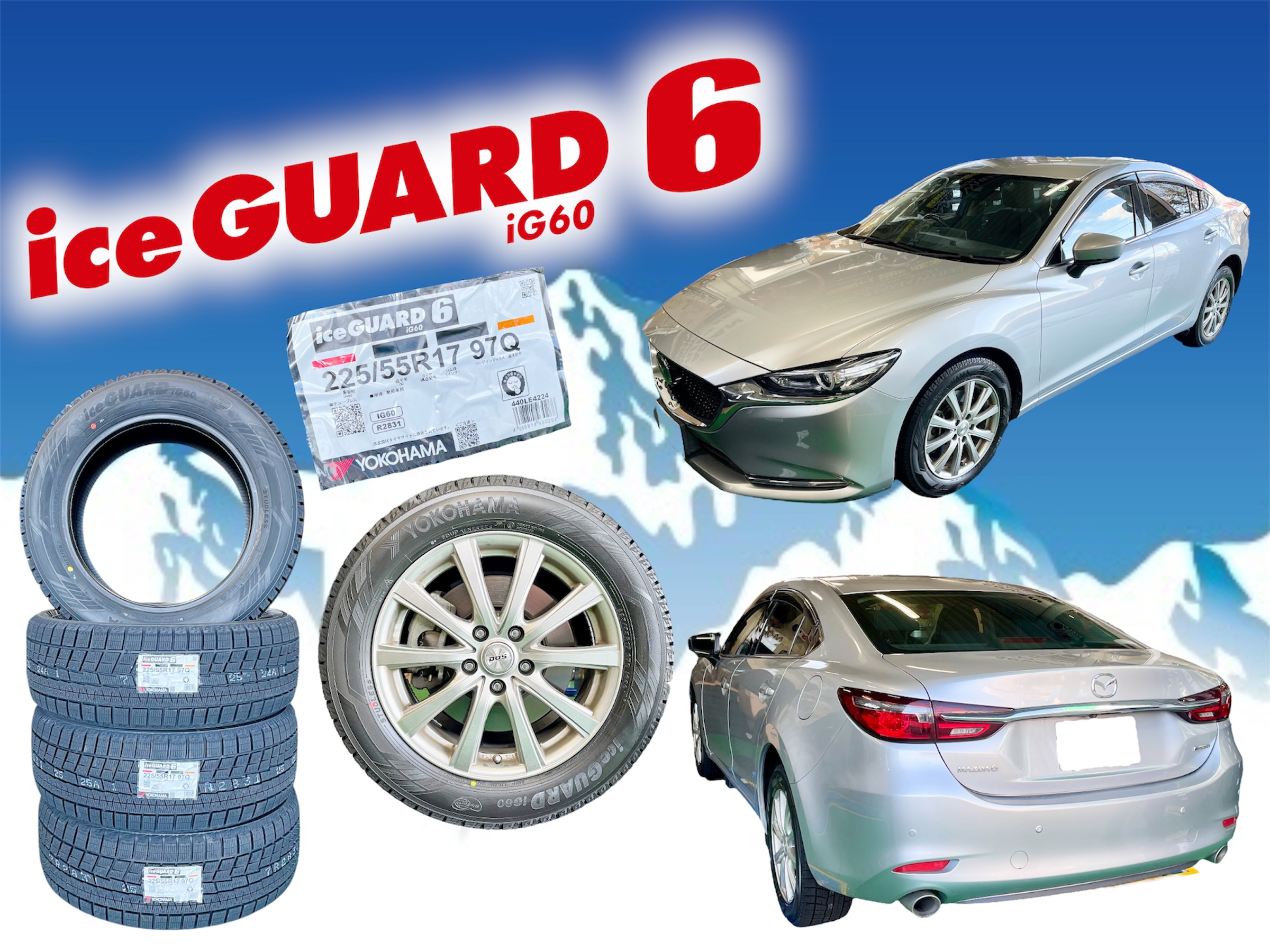 マツダ６ x iceGUARD 6