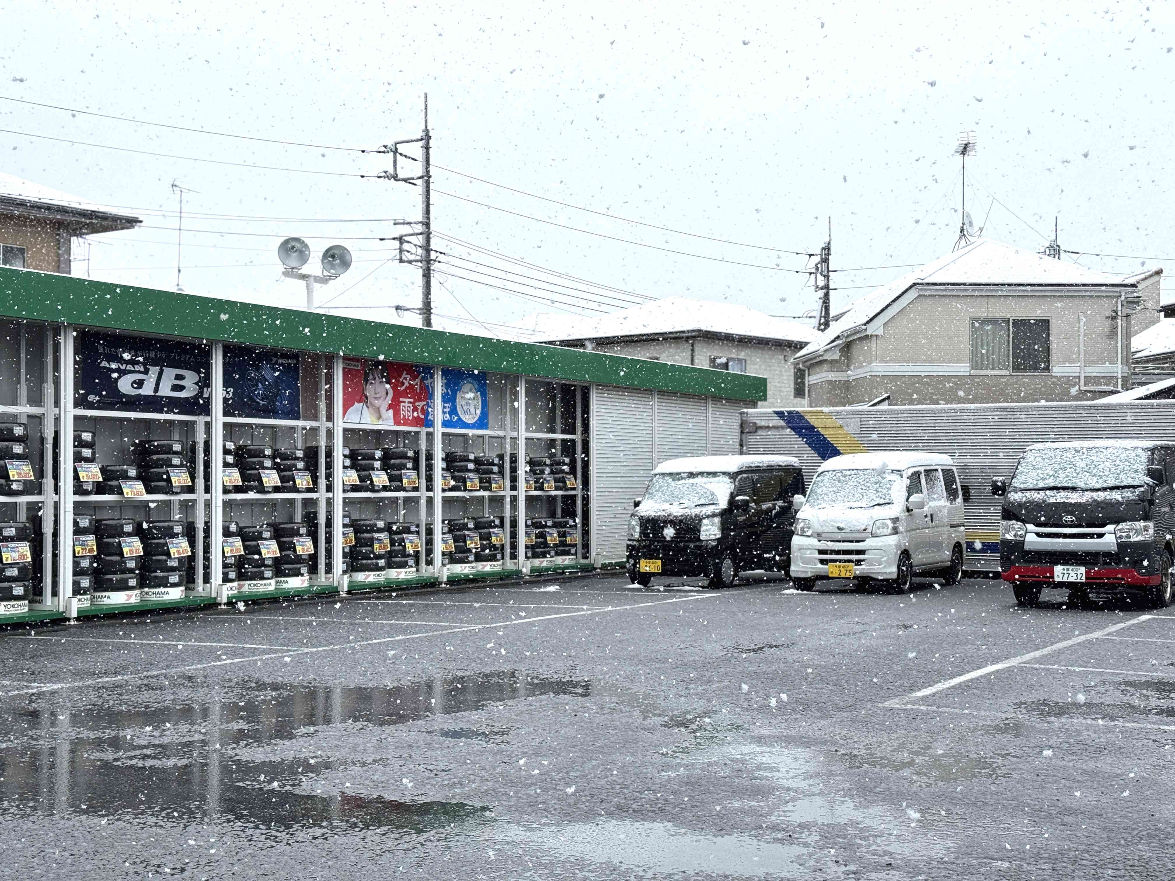 雪！？