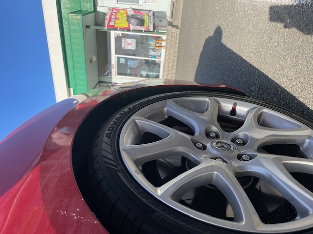 ADVAN Sport V107/アライメント作業！！アクセラ