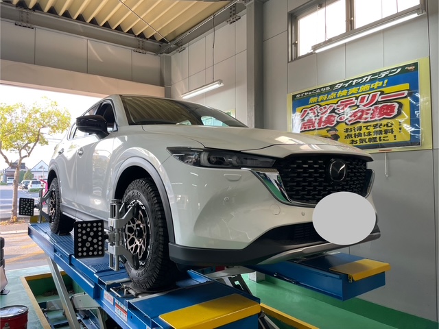 アライメント作業！！　ＣＸ-５