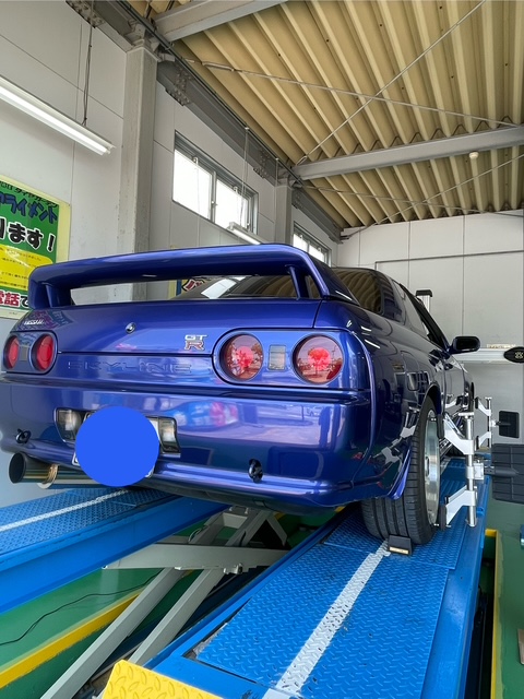 アライメント作業！！　スカイラインGTR32