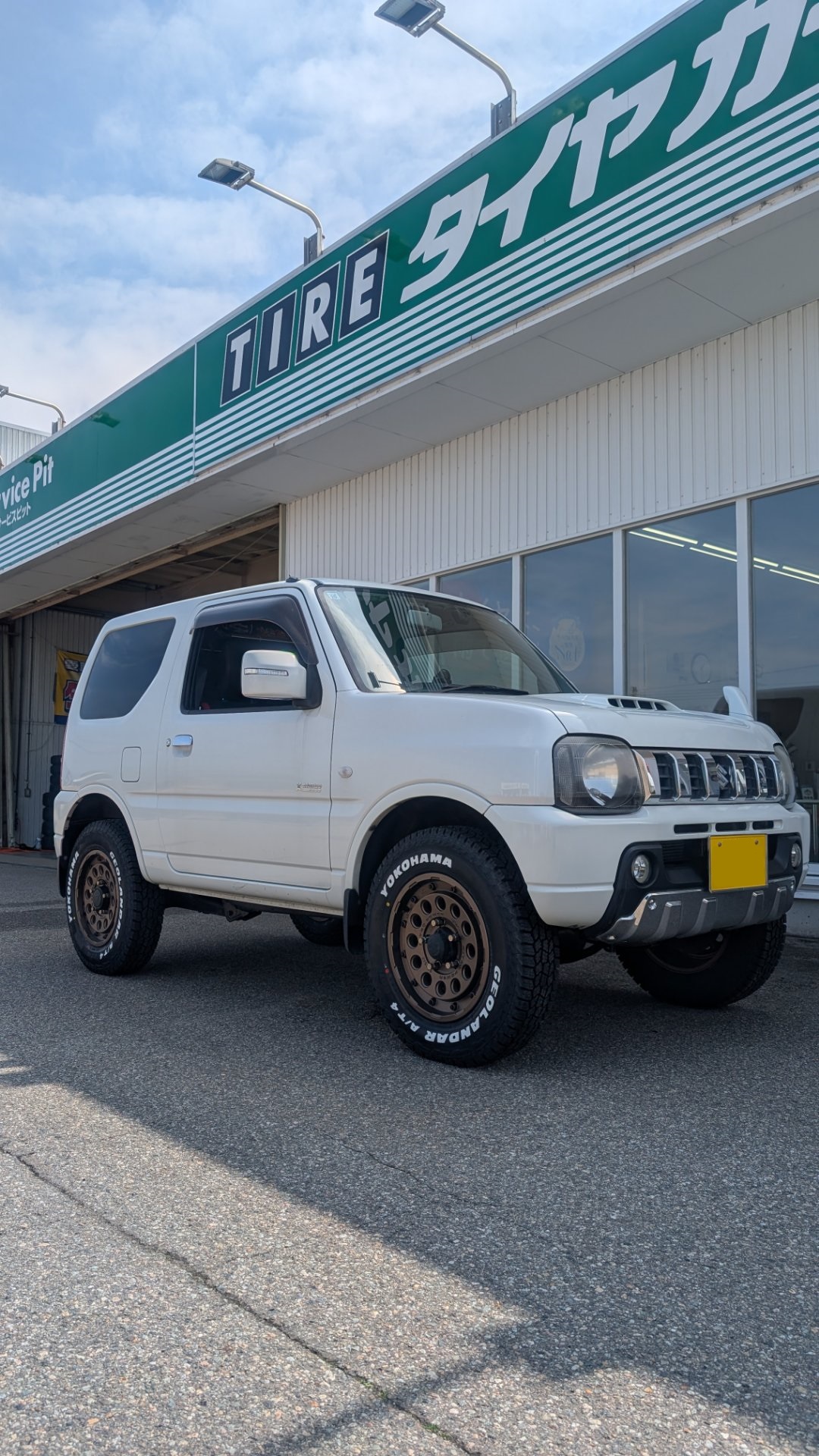 JB23ジムニーにジオランダーＡ/Ｔ４