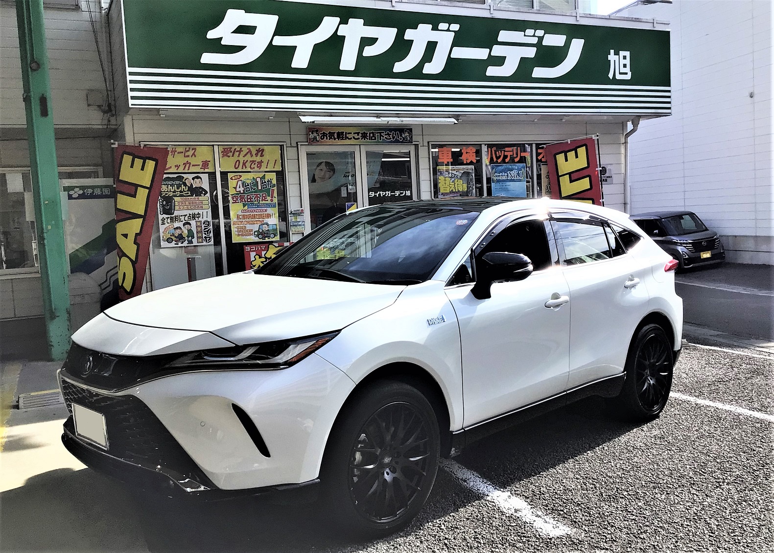 ハリアーに２０インチ装着 (^o^)b