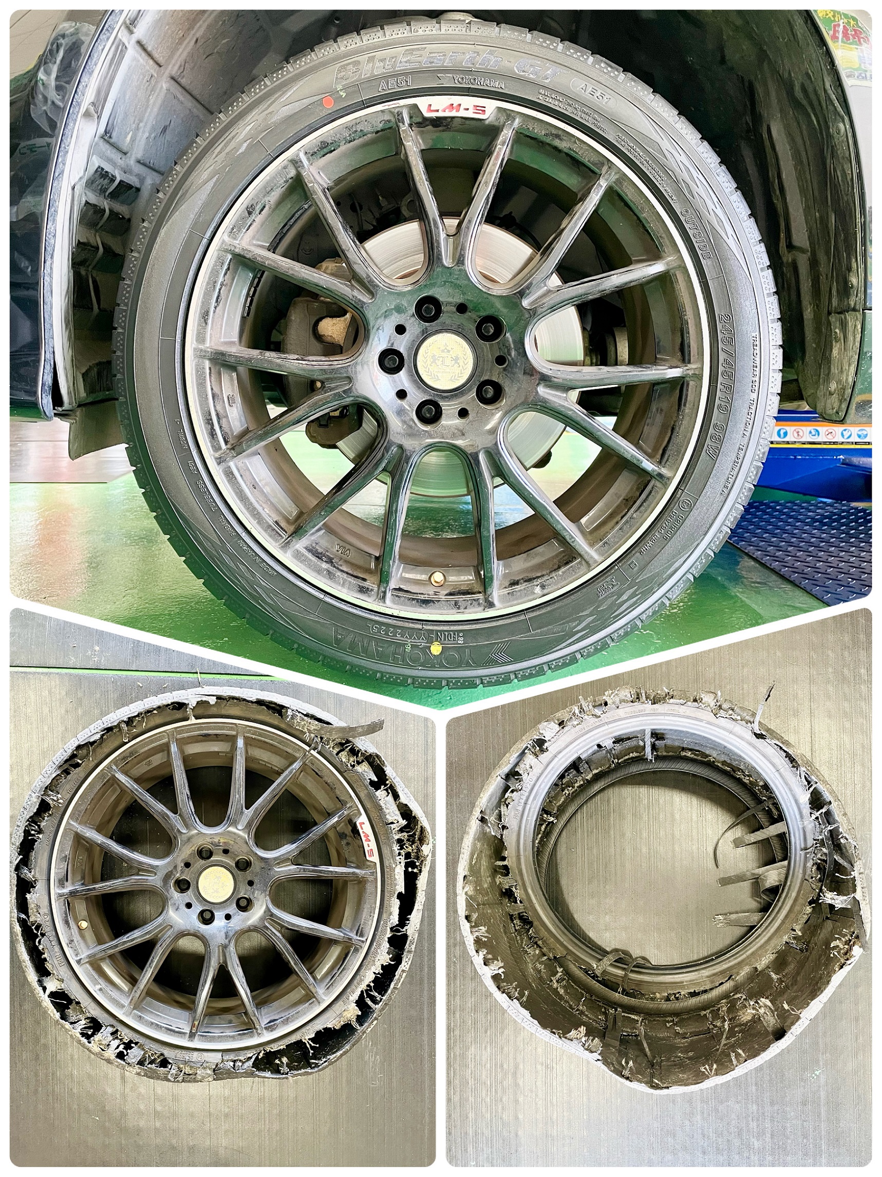 タイヤトラブルにご注意！