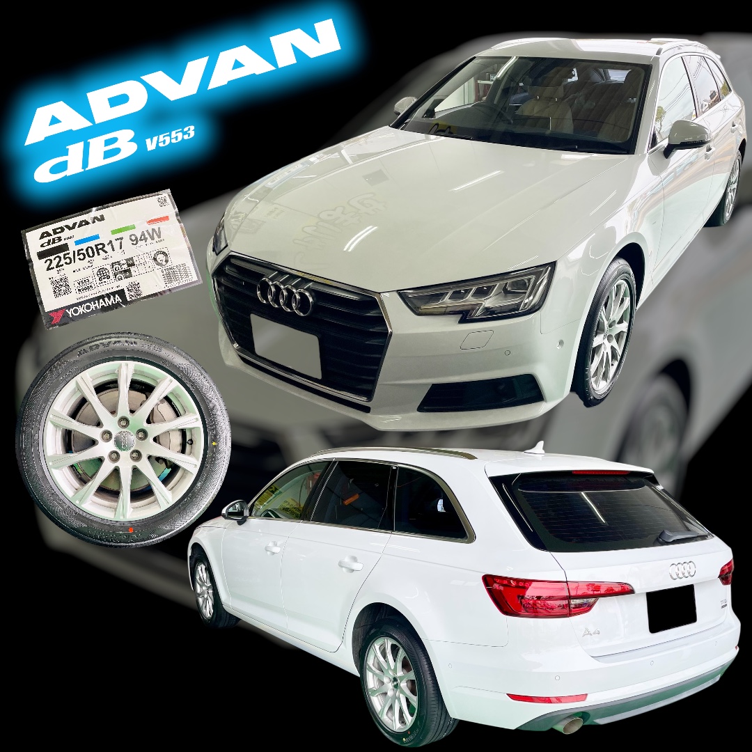 アウディA4 x ADVAN dB V553