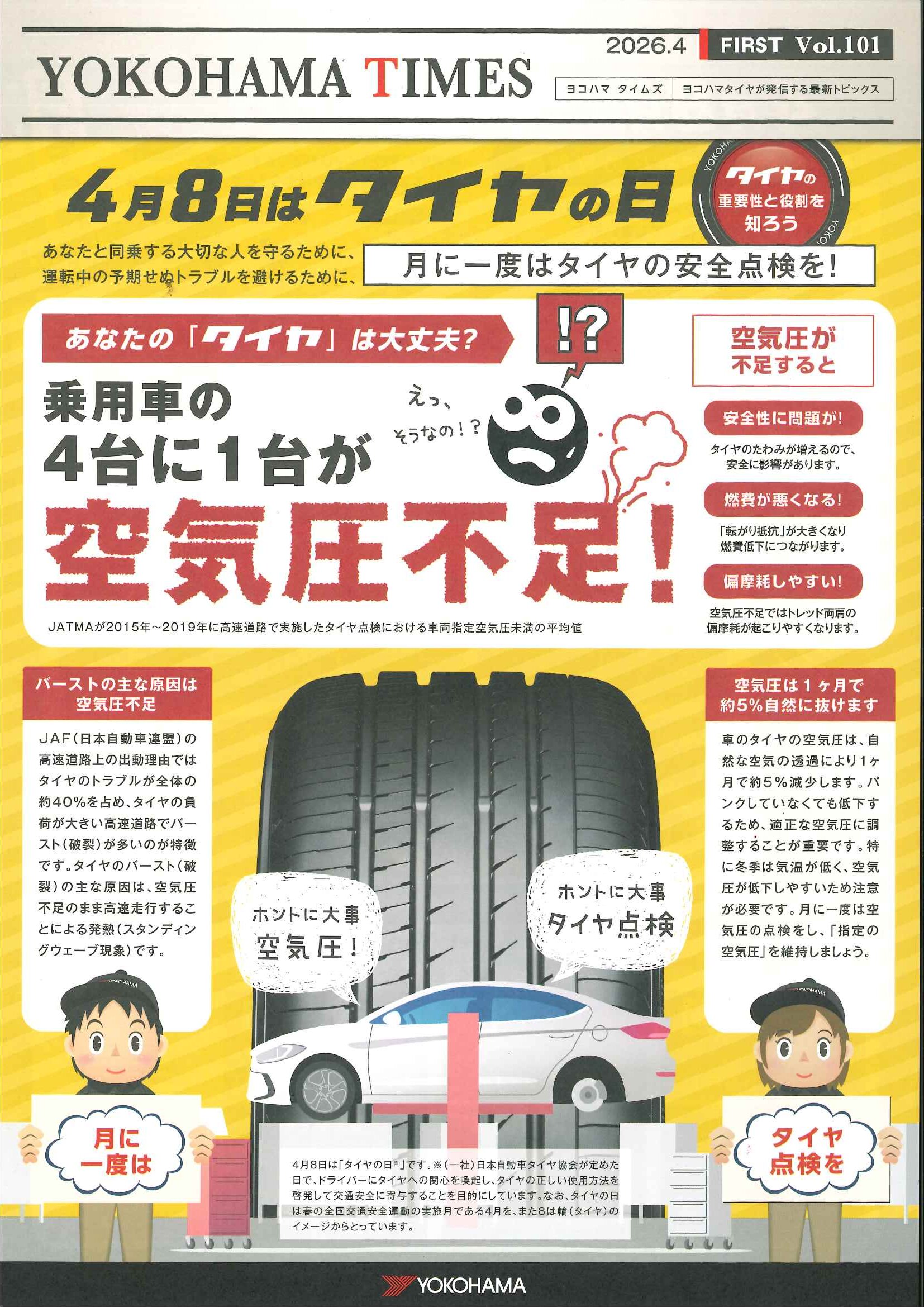 ４月８日は、タイヤの日