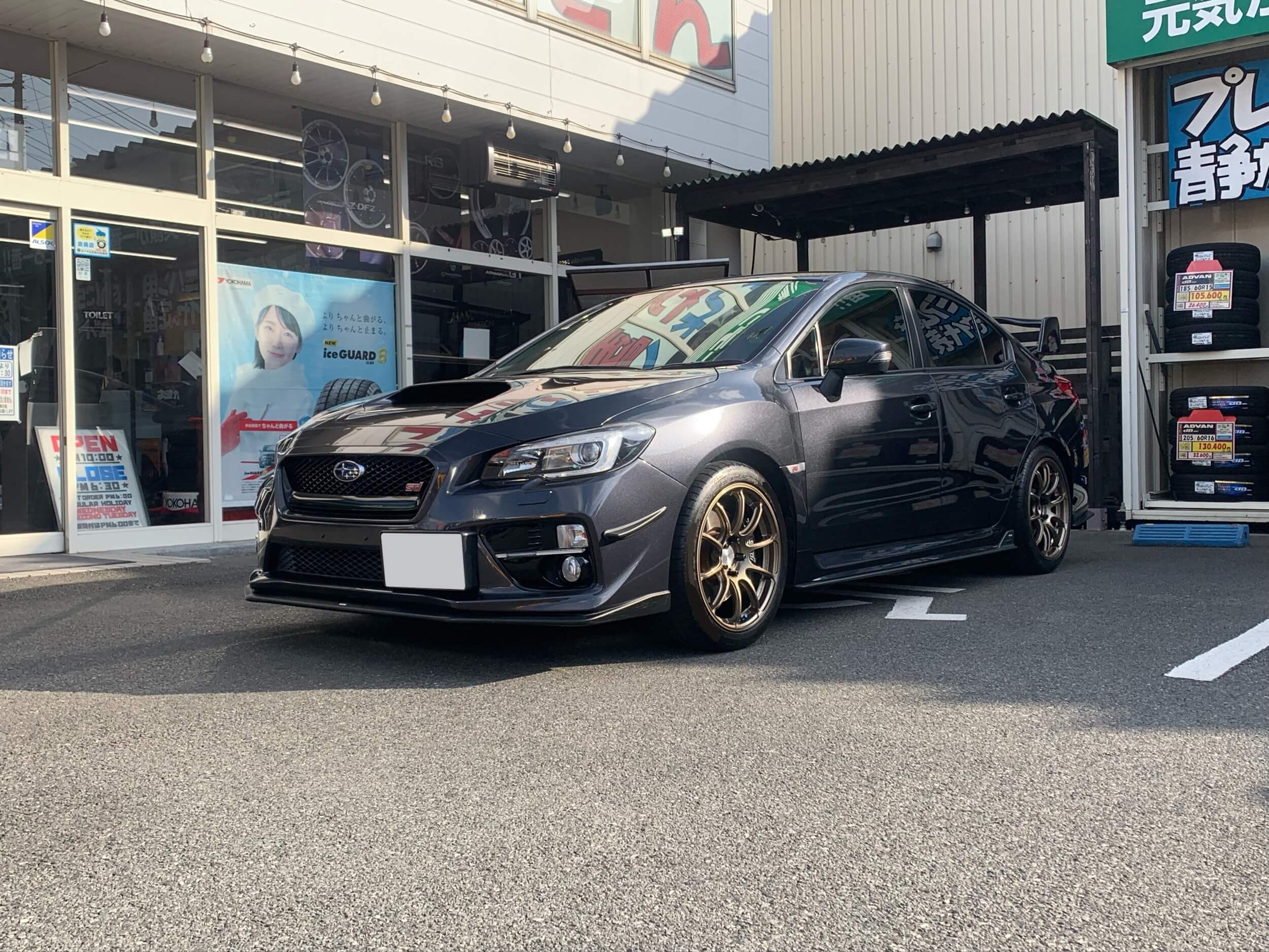 WRXにホイールを装着！！