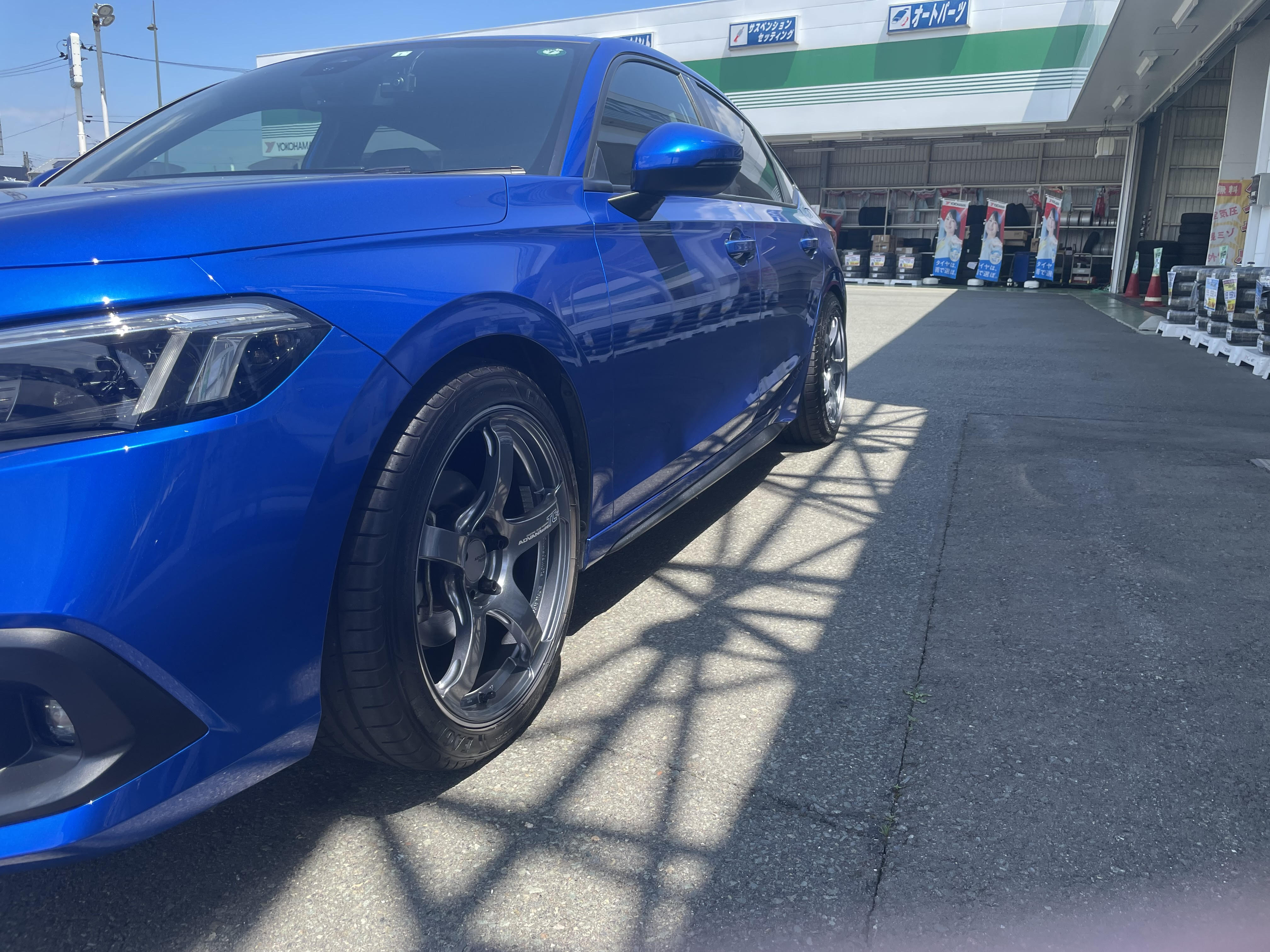 シビックにADVAN Racing履いたらやっぱりそうだよね！