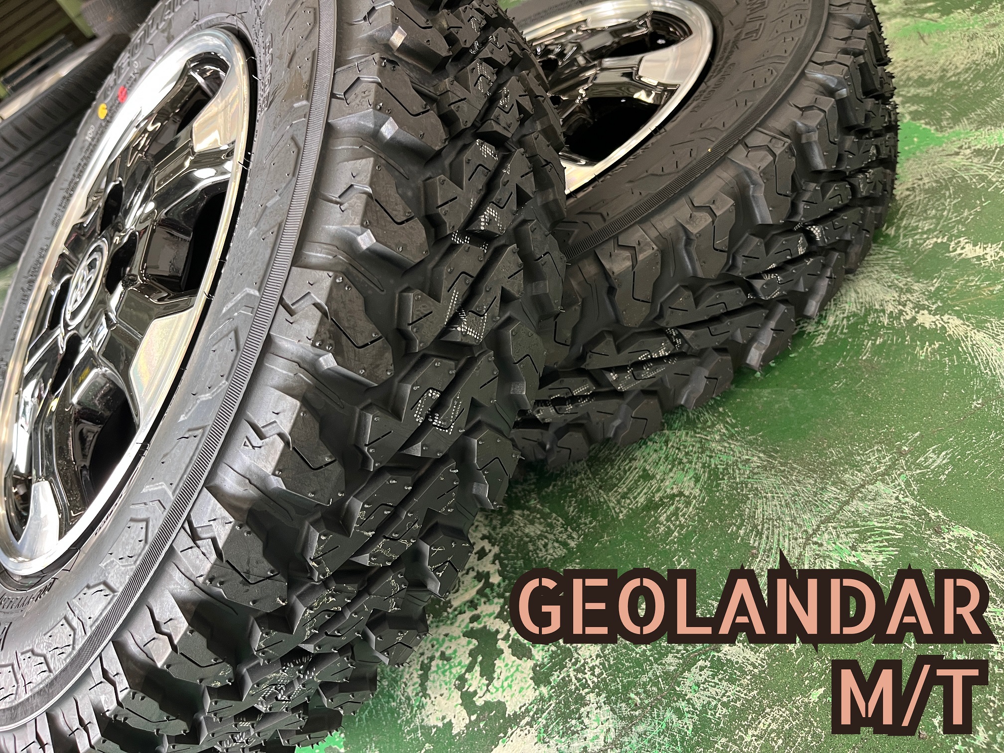 軽バン・軽トラック用のタフなGEOLANDARを組付け！