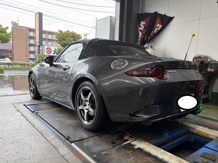 【ADVANミーティング】ロードスターにTC-4をお取り付け！入荷第1号です♪