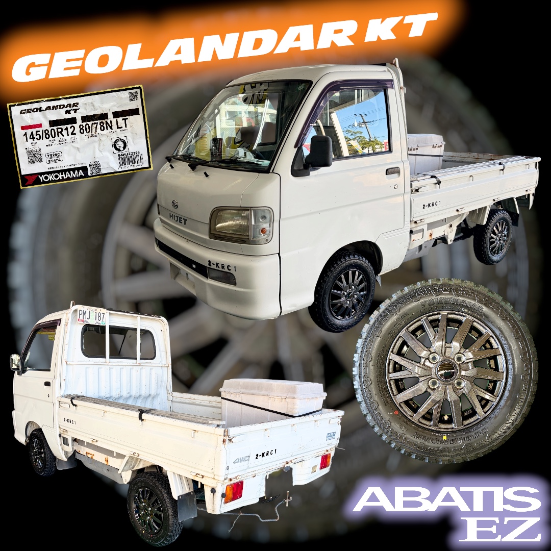 ハイゼット x GEOLANDAR KT x ABATIS EZ