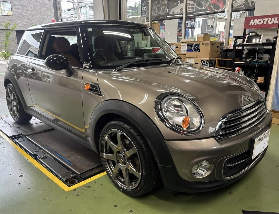 MINIにADVAN FLEVA V701！！+エンケイ PF07！！