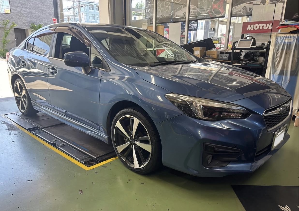 スバル インプレッサにADVAN Sport V107！！