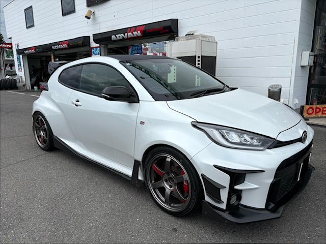 GRヤリスにADVAN FLEVA装着！！